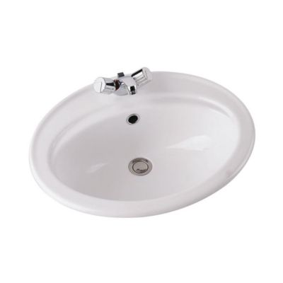 Vasque à encastrer ULYSSE - Dimensions: 56x46 - Blanc - PORCHER
