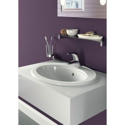 Vasque à encastrer ULYSSE - Dimensions: 56x46 - Blanc - PORCHER