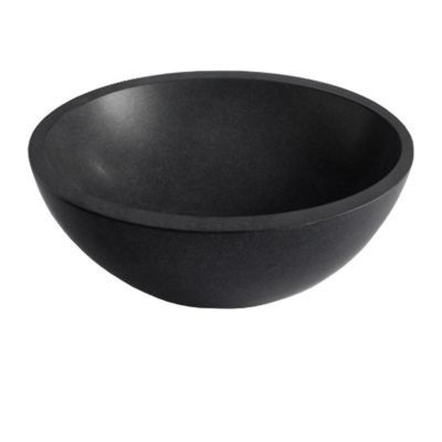 Meuble lave-mains Noir vasque bol noir
