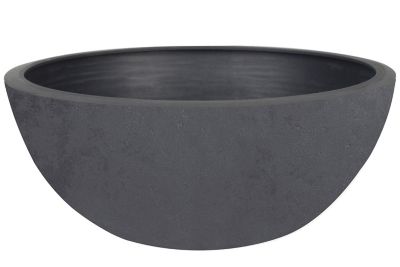 Vasque polypropylène EDA Basalt up anthracite Ø 25 x h.10,5 cm