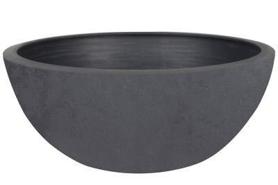 Vasque polypropylène EDA Basalt up anthracite Ø 30 x h.12 cm