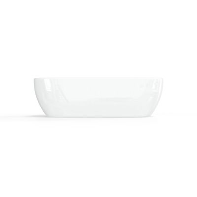 Vasque à poser 45,5 x 32,5 cm - blanc brillant - sans trop-plein - SAT Infinitio