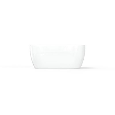 Vasque à poser 45,5 x 32,5 cm - blanc brillant - sans trop-plein - SAT Infinitio