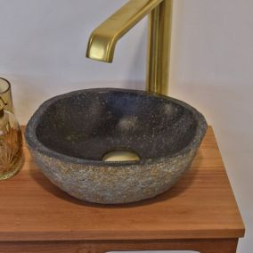 Vasque à poser en pierre de rivière Eden-Roc MINI