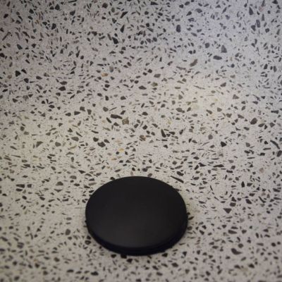 Vasque à poser en terrazzo gris, Rondo