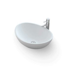 Vasque à Poser - Ovale - Solid Surface - 42 cm - OVÉA