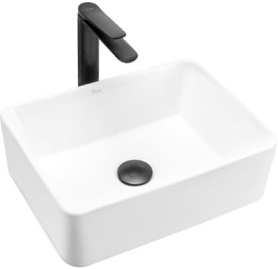 Vasque À Poser Rea Anita Mini White Rectangle