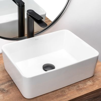 Vasque À Poser Rea Anita Mini White Rectangle