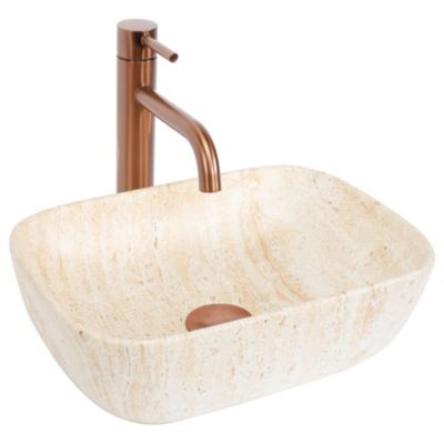 Vasque À Poser Rea Belinda Mini Beige