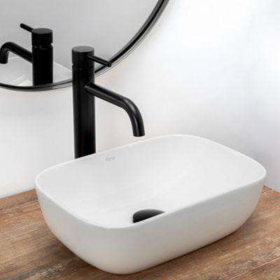 Vasque À Poser Rea Belinda Mini White Rectangle