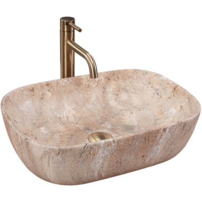 Vasque À Poser Rea Belinda Savana Beige Rectangle