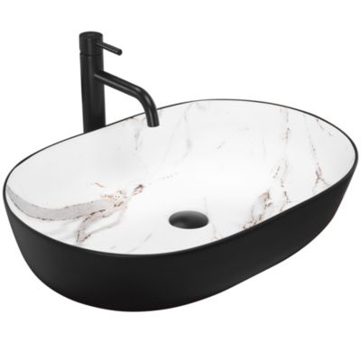 Vasque À Poser Rea Cleo 61 /Aiax Black Oval