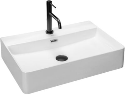Vasque À Poser Rea Gina 60 White Rectangle