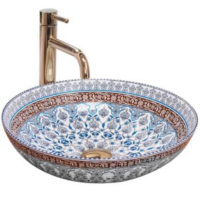 Vasque à poser REA Lavabo Arte blue