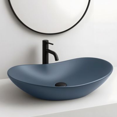 Vasque À Poser Rea Royal Blue Ovale