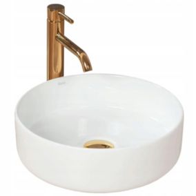Vasque À Poser Rea Sami White Round
