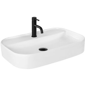 Vasque À Poser Rea Verona Rectangle White