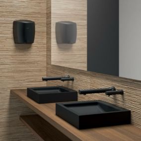 Vasque à Poser - Rectangulaire - 39,5 cm - Inox Noir - UNITO