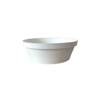 Vasque à poser ronde 40 cm blanc mat en céramique
