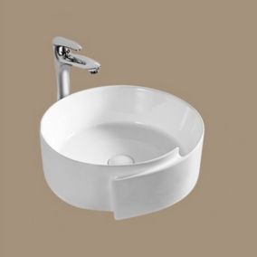 Vasque à Poser Ronde 43 cm - Céramique - Ushuaïa