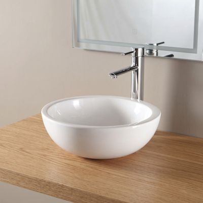 Vasque à poser ronde diamètre 38 cm - Forme bol - Remini