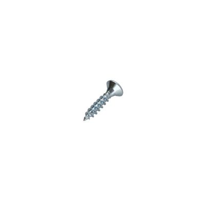 VBA Vis bois agglo Tête fraisée Pozi numéro 2 4X15 Filetage total Acier zingué - 1 pièce