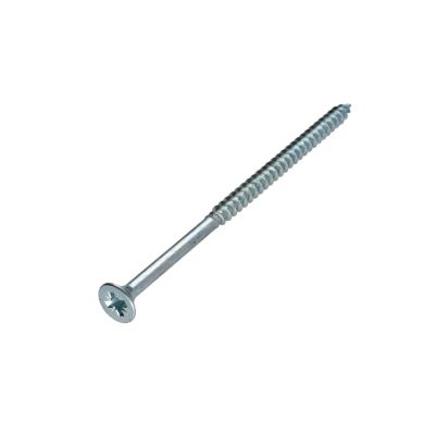 VBA Vis bois agglo Tête fraisée Pozi numéro 3 6X150 Filetage partiel Acier zingué - 1 pièce