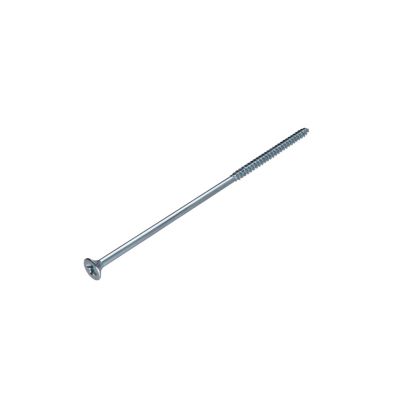 VBA Vis bois agglo Tête fraisée Pozi numéro 3 6X150 Filetage partiel Acier zingué - 1 pièce