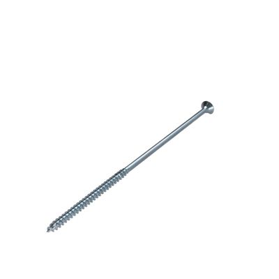 VBA Vis bois agglo Tête fraisée Pozi numéro 3 6X150 Filetage partiel Acier zingué - 1 pièce