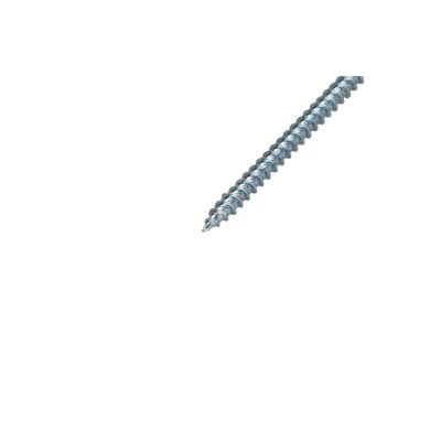 VBA Vis bois agglo Tête ronde TR Pozi numéro 2 5X80 Filetée sur 48 Acier zingué - 1 pièce