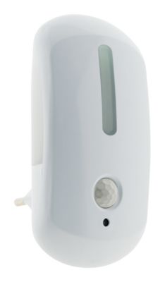 Veilleuse 2 en 1 crépusculaire à détection LED intégrée blanc neutre IP20 0,6W l.2,3xH.11,5cm Otio