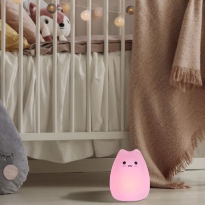 EPUMP Veilleuse Chat Rechargeable (1200 mAh) avec 2 Modes Lumineux – Kit Créatif DIY à Peindre, Jouet à Peindre et Cadeau pour Enfants de 5 à 12 ans