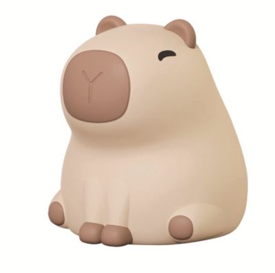 Veilleuse cochon LED integrée RGB 0.5W IP20 H.11,6cm, Seynave Capybara
