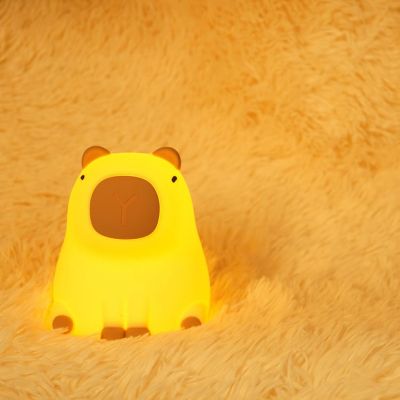 Veilleuse cochon LED integrée RGB 0.5W IP20 H.11,6cm, Seynave Capybara