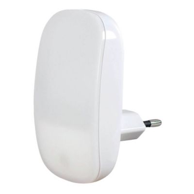 Veilleuse LED 0.25W, 4000K blanc-chaud, crépusculaire - Tibelec