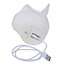 Veilleuse LED Bulldog 1W IP20 l.12 x H.13,5 cm RGB tactile USB Corep blanc