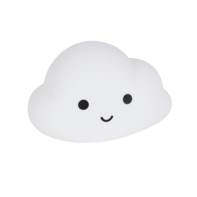 Veilleuse LED Nuage Mural 0,35W IP20 l.5,5 w H.9 cm RGB tactile USB Corep blanc