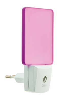 Veilleuse LED Otio IP20 1W rose l.13 x H.20 x P.7 cm