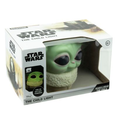 Veilleuse LED Star Wars bébé Yoda the Mandalorian Disney sans fil Paladone l.23,5cm x H.12cm x P.10,5cm