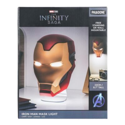 Veilleuse LED USB Casque Iron Man the Infinity saga sans fil Paladone l.14cm x H.22,2cm x P.13,5cm