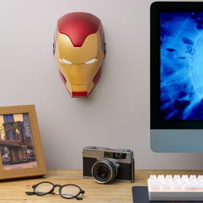Veilleuse LED USB Casque Iron Man the Infinity saga sans fil Paladone l.14cm x H.22,2cm x P.13,5cm