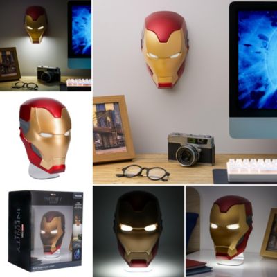 Réveil Veilleuse Iron Man Marvel BulbBotz – Sons Du Personnage, LCD, 14 Cm – Dès 4 Ans Avec Piles AAA