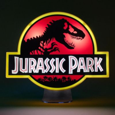 Veilleuse LED USB Logo Jurassic Park Disney sans fil Paladone l.25,7cm x H.20cm x P.4cm