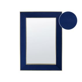 Velours Miroir 70 cm Bleu marine LAUTREC