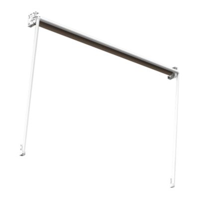 VENISE - Store de fenêtre (Taupe - Blanc RAL9010 - 2m x 1.20m)
