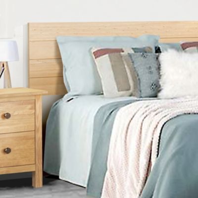 Venprodin - Tête de lit en bois 150 cm Magda 156X45 Miel - Chêne