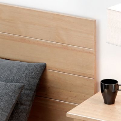 Venprodin - Tête de lit en bois 150 cm Magda 156X45 Miel - Chêne