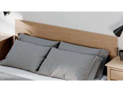 Venprodin - Tête de lit en bois 150 cm Magda 156X45 Miel - Chêne