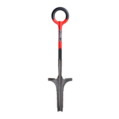 VENTEO - Lame Dentée V Inversé Acier Carbone Renforcé Haute Résistance - Extraction Racines Profondes Sans Effort - Outil Jardinag