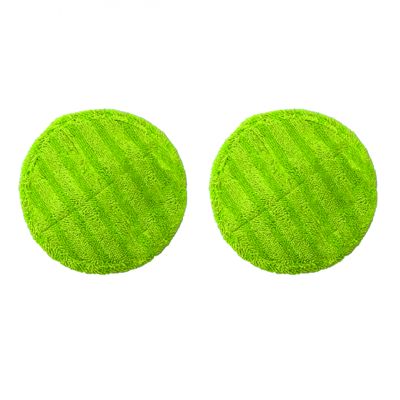 VENTEO - Serpillière Microfibre X 2 pour Nettoyeur Vapeur - Recharge Balai Vapeur - Disques Circulaires Lavables pour Entretien So